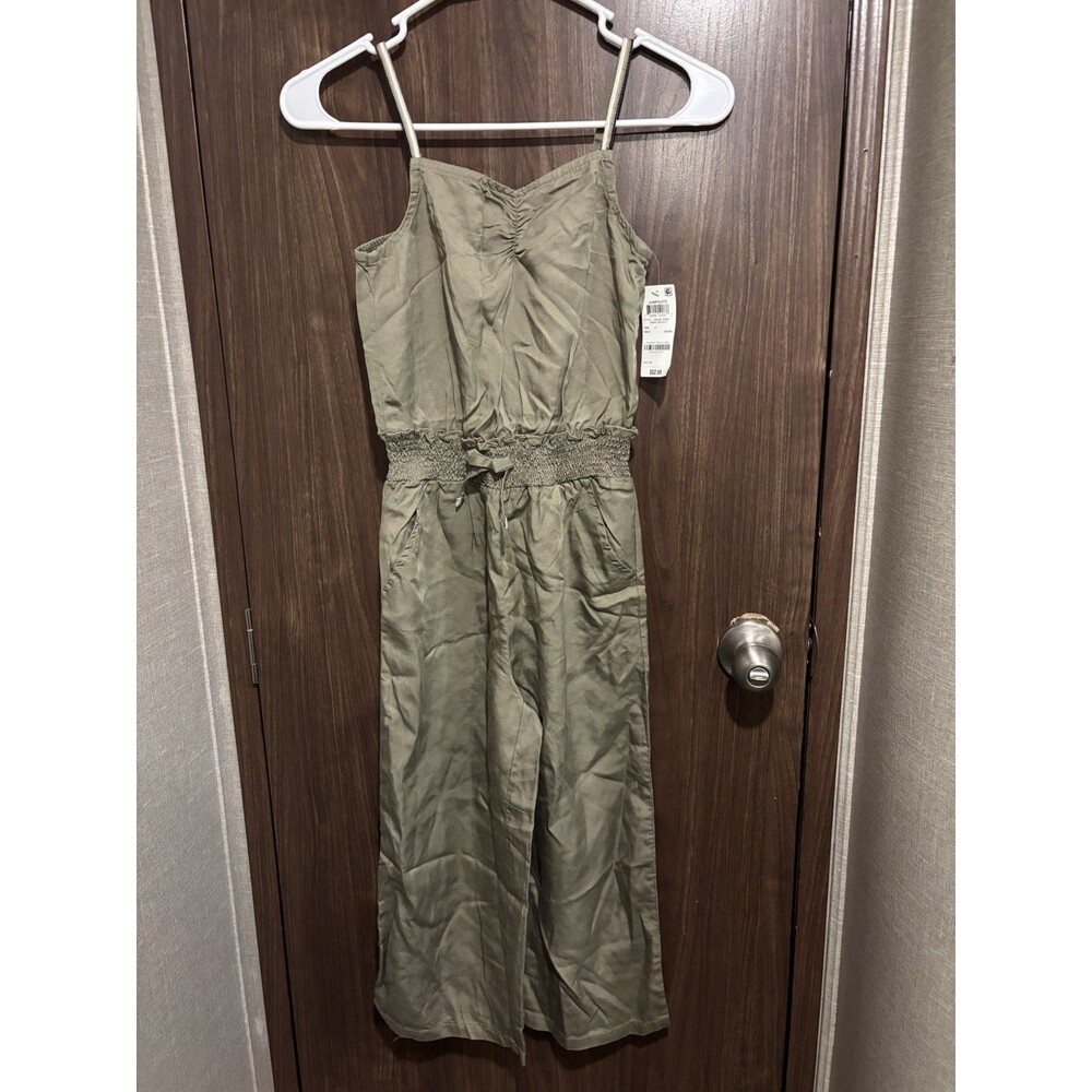 Epic Threads Girls Smocked- Waist Jumpsuit, Color Dark Sprout, NWT Size Small